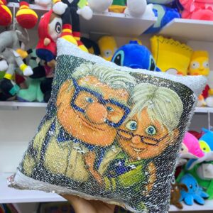 COJIN DE LENTEJUELA PERSONALIZADO