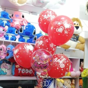 GLOBOS CON HELIO Y BURBUJA TRANSPARENTE SIN HELIO