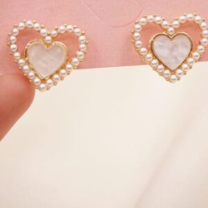 TOPO ORO GOLFI Y PERLAS  CORAZON