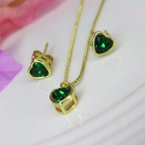 SETS CORAZON VERDE EN RODIO