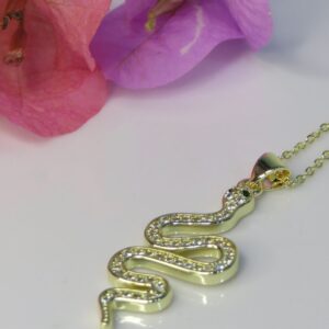 CADENA SERPIENTE ENROSCADA