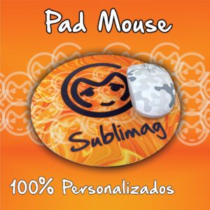 Pad mouse redondo