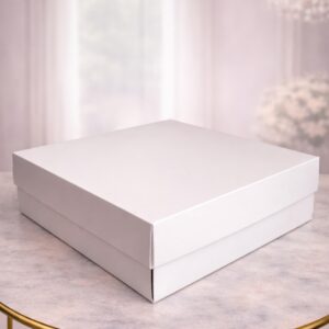 CAJA DE CARTON LISA BLANCA